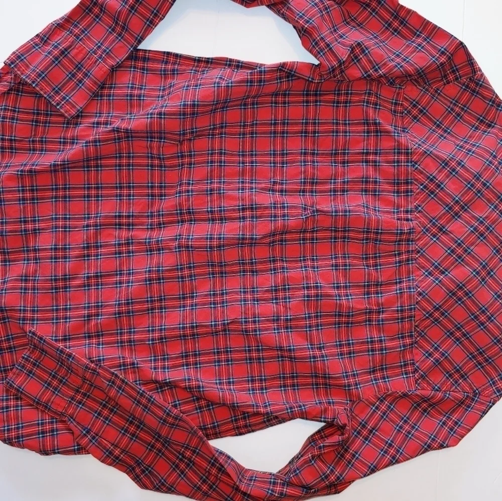 J. Crew Red Plaid Tunic 2